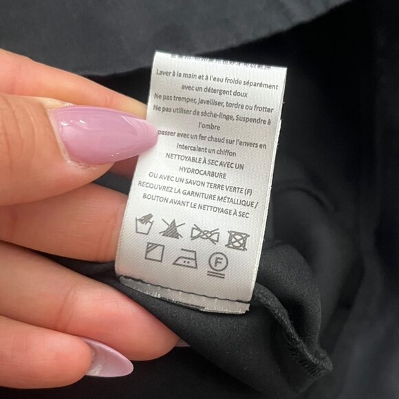 Alice McCall Bell Flare Sleeve Smocked Mini Dress Black Size 4 Boho Groovy - Picture 8 of 11